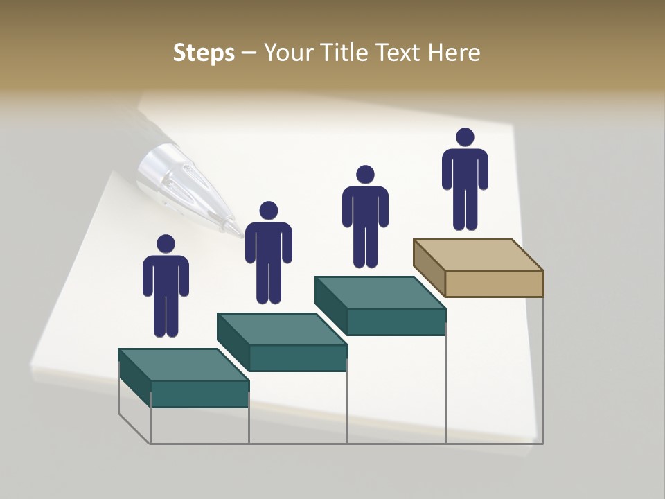 A Pen Resting On Top Of A Piece Of Paper PowerPoint Template