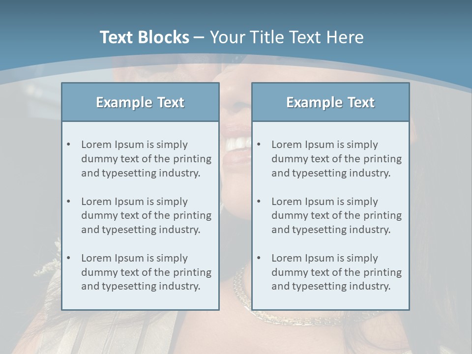 Loving Middle Age Couple Looking Toward The Future PowerPoint Template