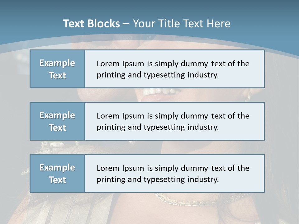 Loving Middle Age Couple Looking Toward The Future PowerPoint Template