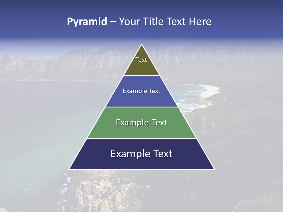 Gordons Bay Near Cape Town South Africa PowerPoint Template