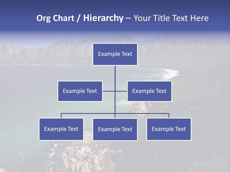 Gordons Bay Near Cape Town South Africa PowerPoint Template