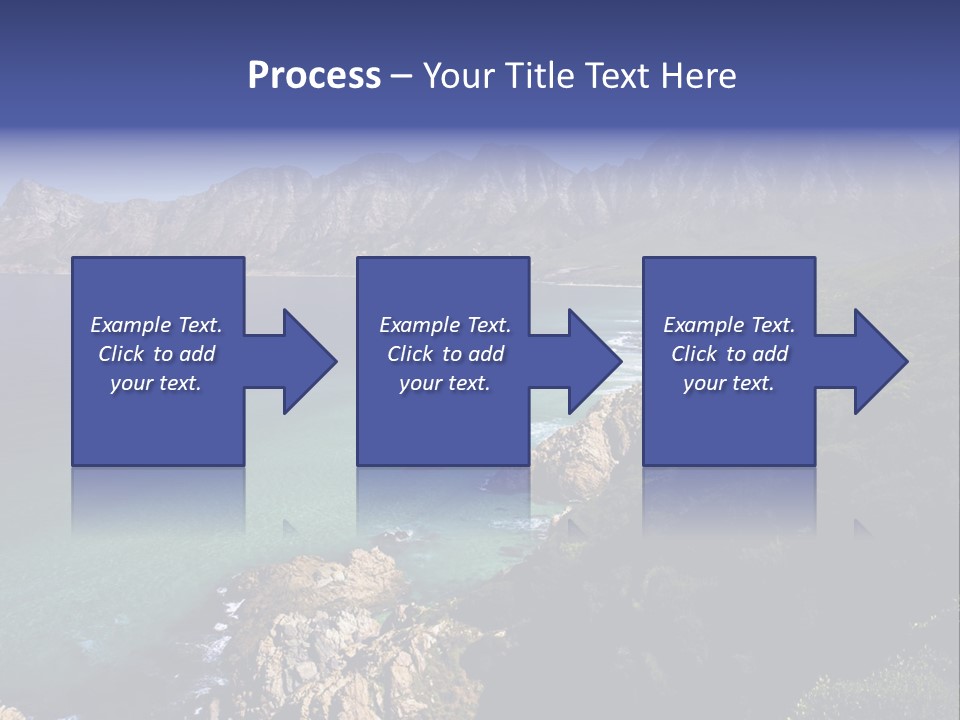 Gordons Bay Near Cape Town South Africa PowerPoint Template