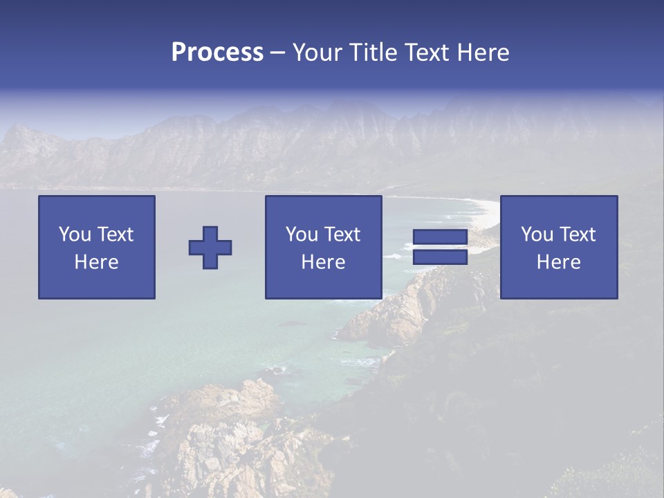 Gordons Bay Near Cape Town South Africa PowerPoint Template