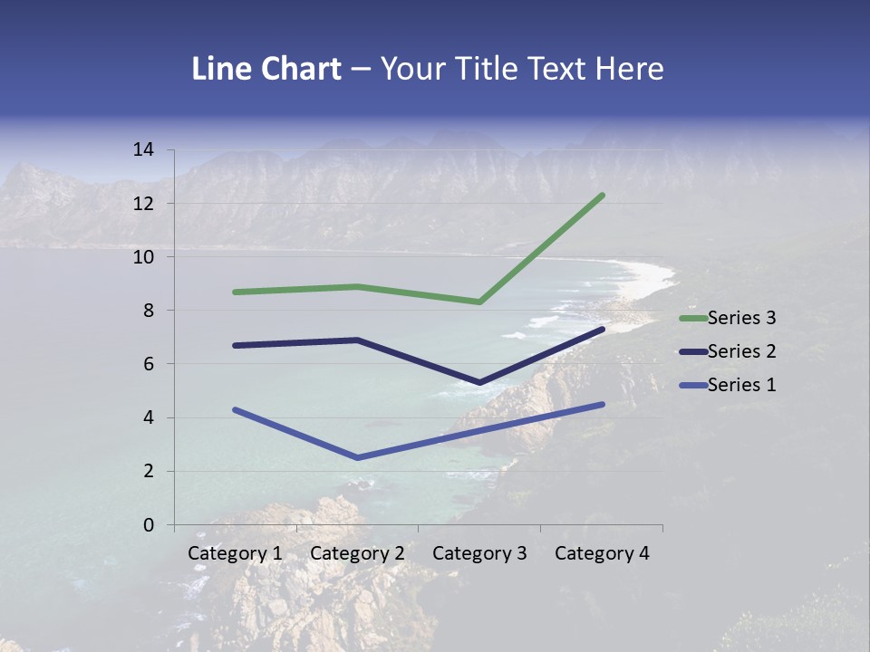 Gordons Bay Near Cape Town South Africa PowerPoint Template