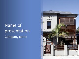 Town House, Sydney, Australia PowerPoint Template