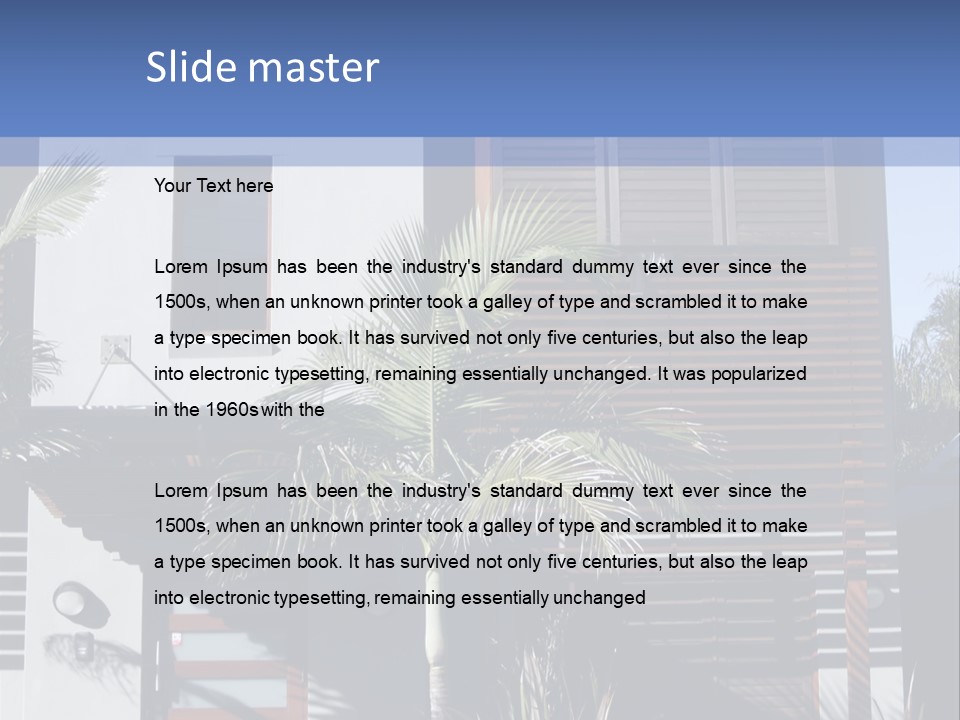 Town House, Sydney, Australia PowerPoint Template