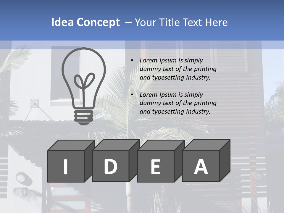 Town House, Sydney, Australia PowerPoint Template