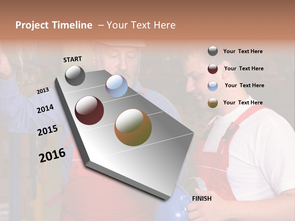 A View Of A Senior Engineer Training A Newly Hired Employee. PowerPoint Template