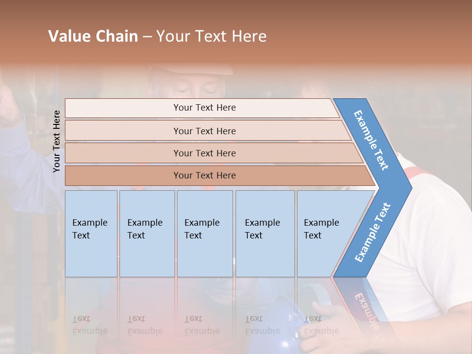A View Of A Senior Engineer Training A Newly Hired Employee. PowerPoint Template