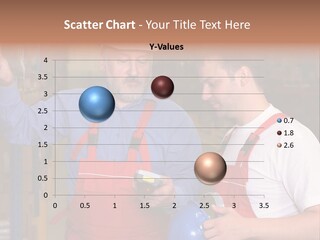 A View Of A Senior Engineer Training A Newly Hired Employee. PowerPoint Template