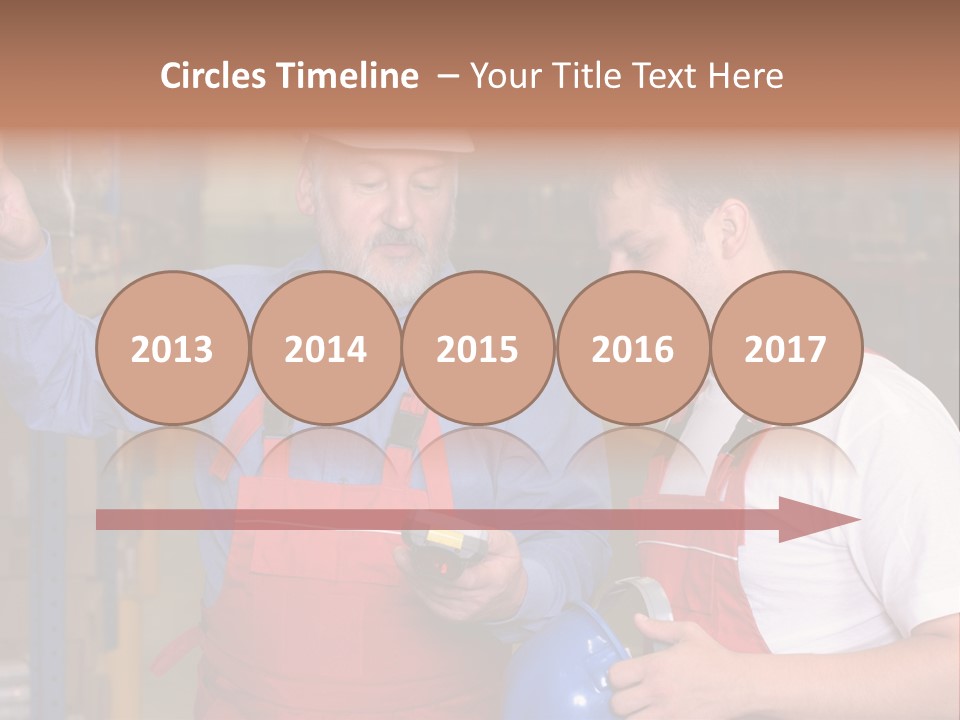 A View Of A Senior Engineer Training A Newly Hired Employee. PowerPoint Template