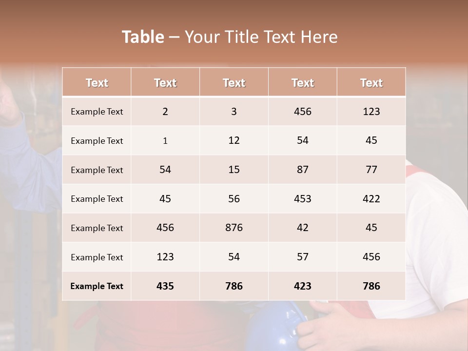A View Of A Senior Engineer Training A Newly Hired Employee. PowerPoint Template
