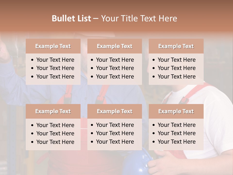 A View Of A Senior Engineer Training A Newly Hired Employee. PowerPoint Template