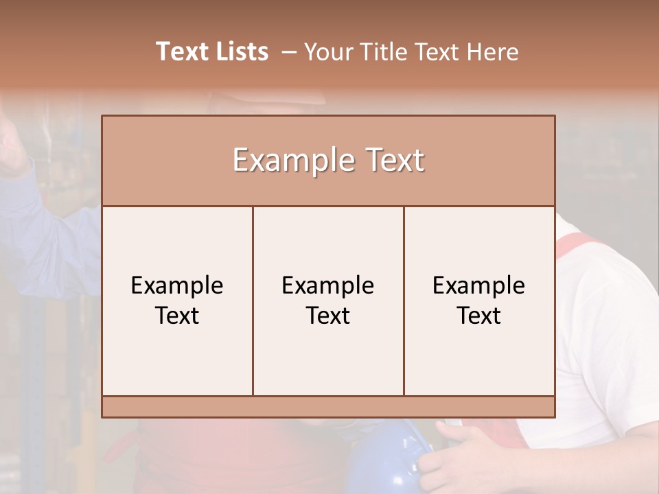 A View Of A Senior Engineer Training A Newly Hired Employee. PowerPoint Template