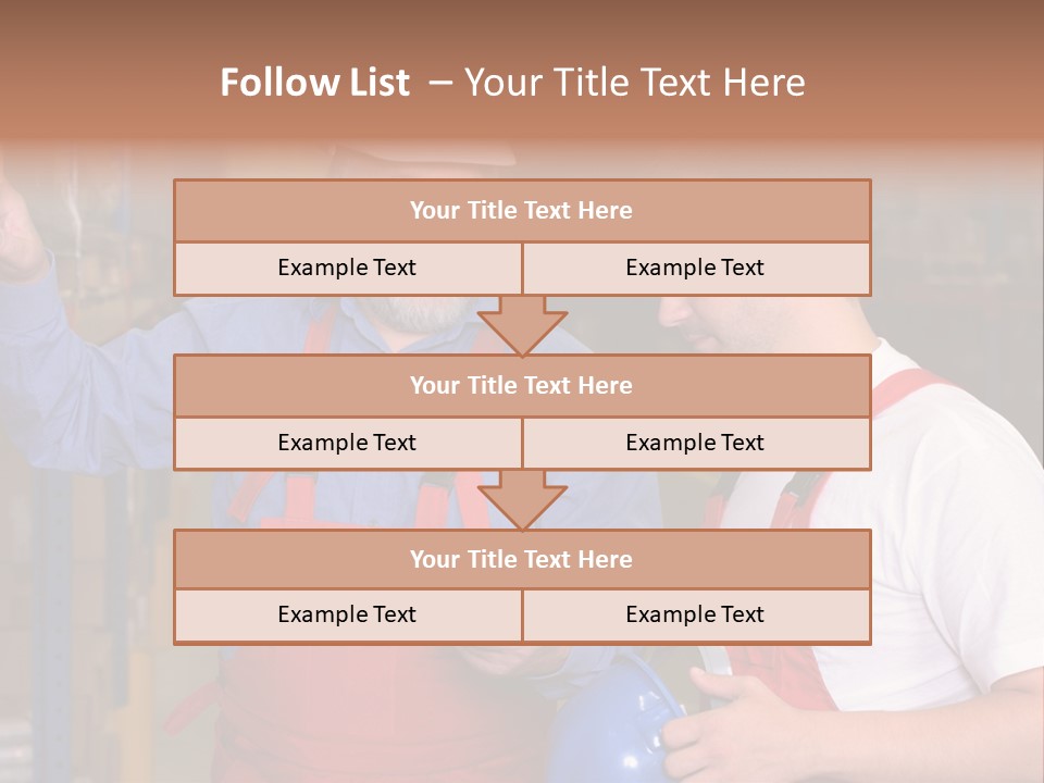 A View Of A Senior Engineer Training A Newly Hired Employee. PowerPoint Template