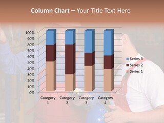 A View Of A Senior Engineer Training A Newly Hired Employee. PowerPoint Template