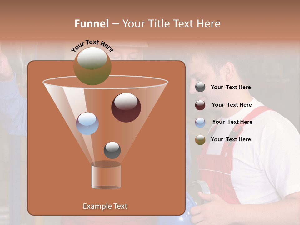 A View Of A Senior Engineer Training A Newly Hired Employee. PowerPoint Template