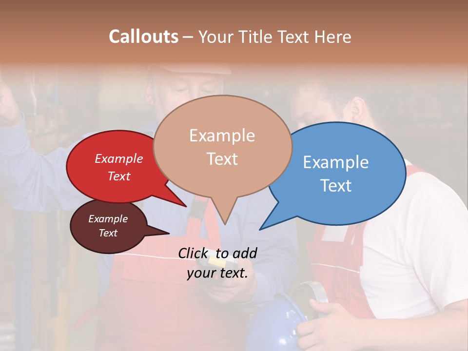 A View Of A Senior Engineer Training A Newly Hired Employee. PowerPoint Template