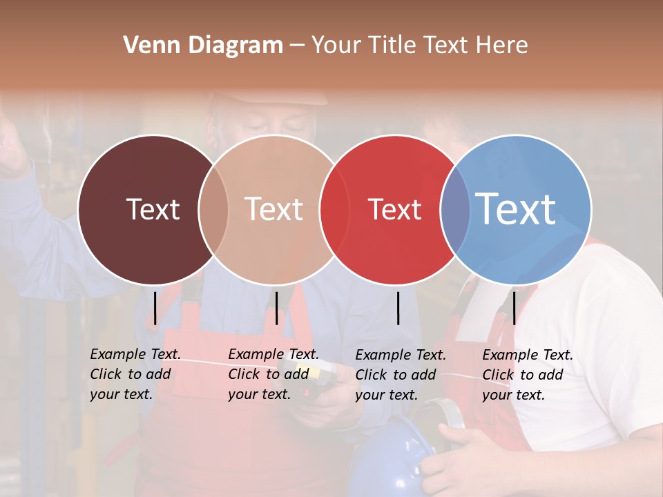 A View Of A Senior Engineer Training A Newly Hired Employee. PowerPoint Template
