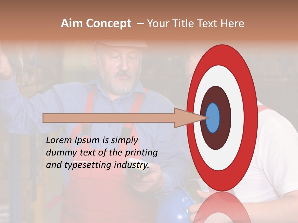 A View Of A Senior Engineer Training A Newly Hired Employee. PowerPoint Template