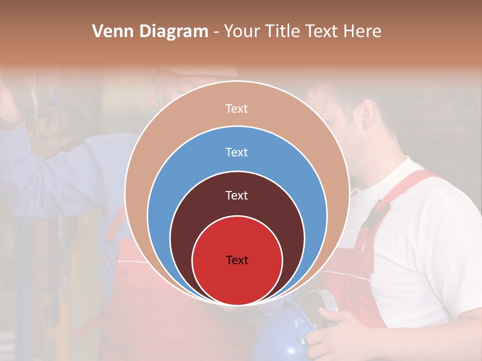 A View Of A Senior Engineer Training A Newly Hired Employee. PowerPoint Template