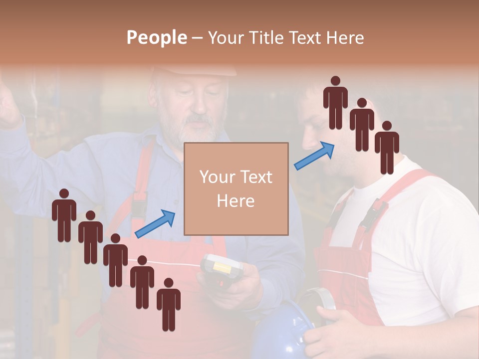 A View Of A Senior Engineer Training A Newly Hired Employee. PowerPoint Template
