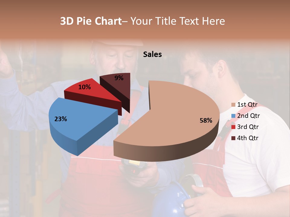 A View Of A Senior Engineer Training A Newly Hired Employee. PowerPoint Template