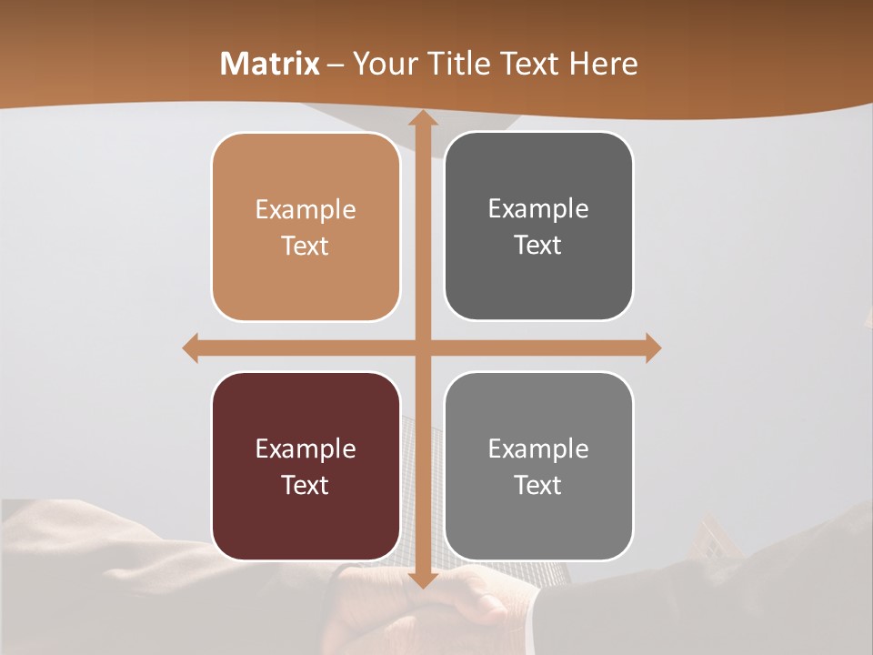 Business Handshake Concept PowerPoint Template