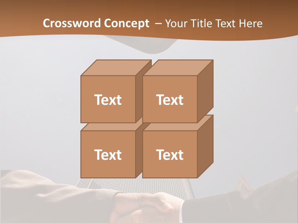 Business Handshake Concept PowerPoint Template