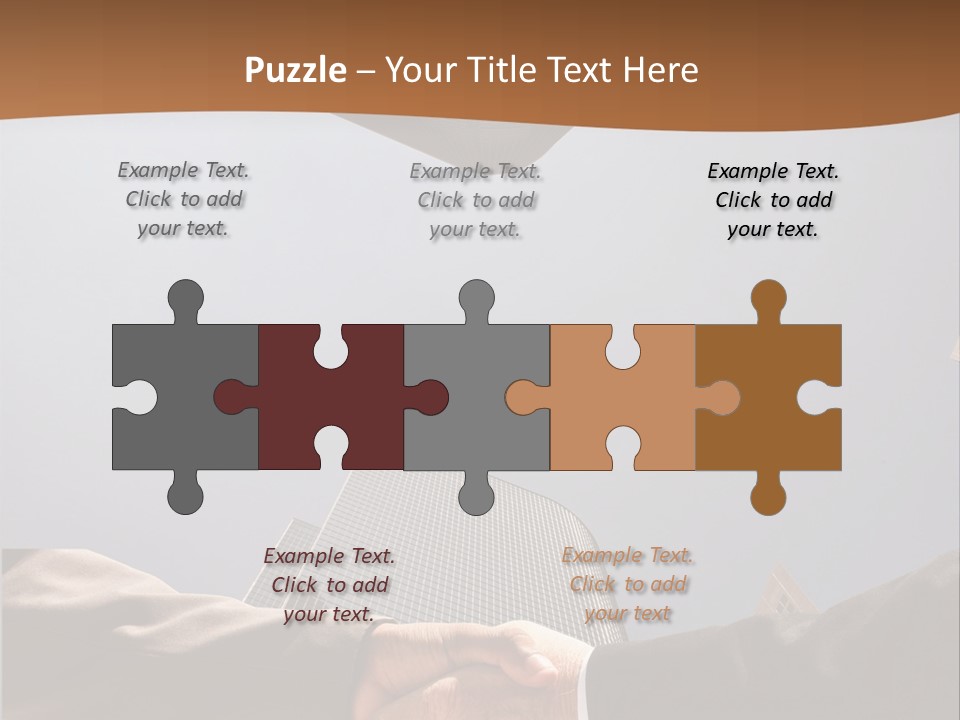 Business Handshake Concept PowerPoint Template
