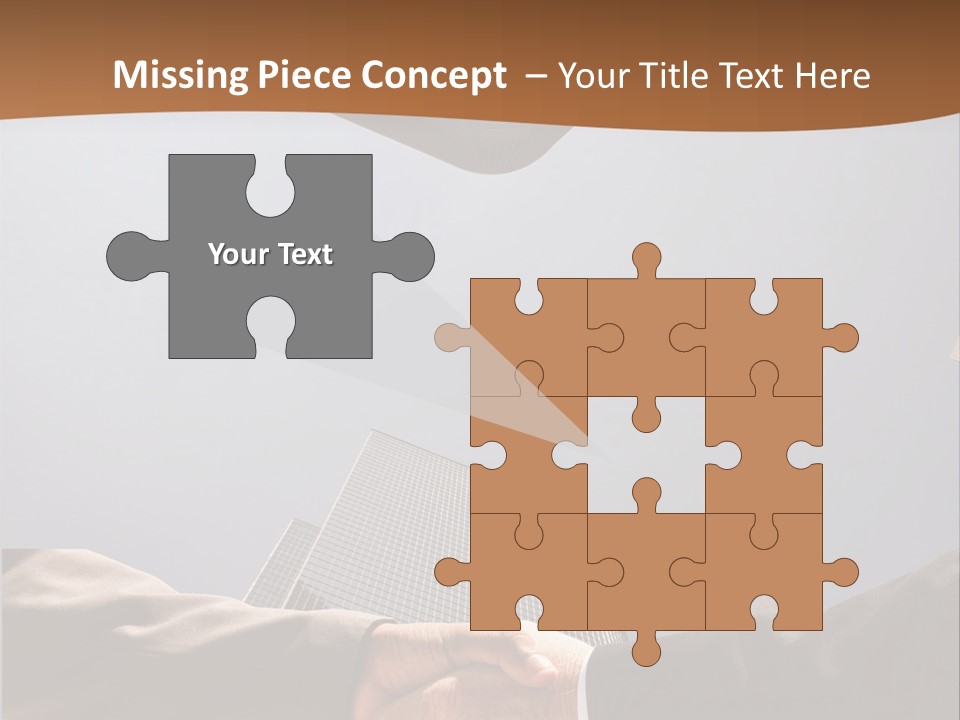 Business Handshake Concept PowerPoint Template