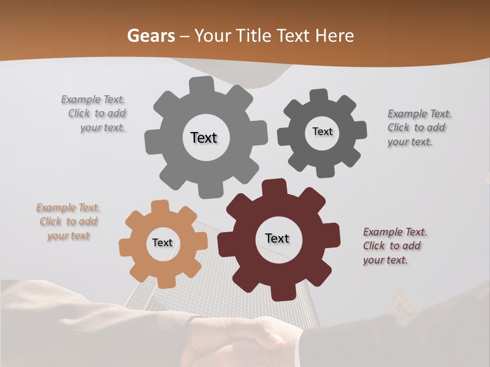 Business Handshake Concept PowerPoint Template