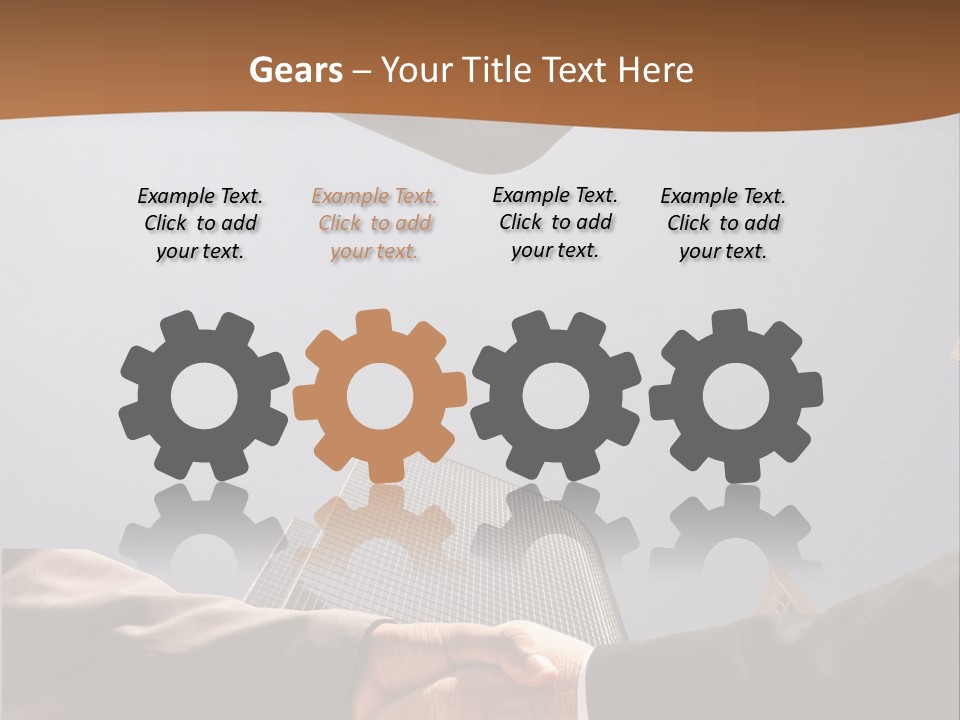 Business Handshake Concept PowerPoint Template