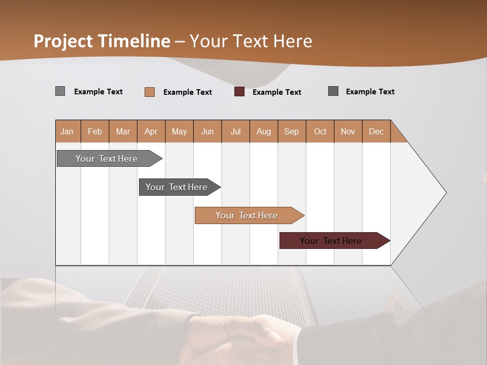 Business Handshake Concept PowerPoint Template