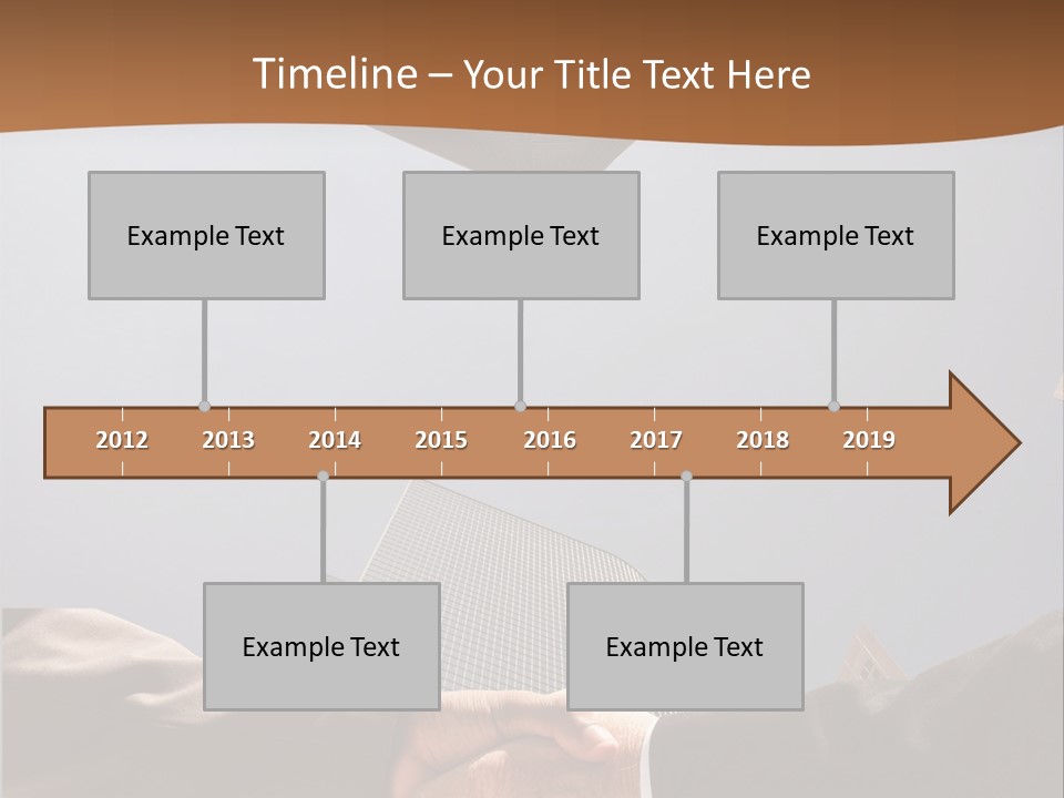 Business Handshake Concept PowerPoint Template