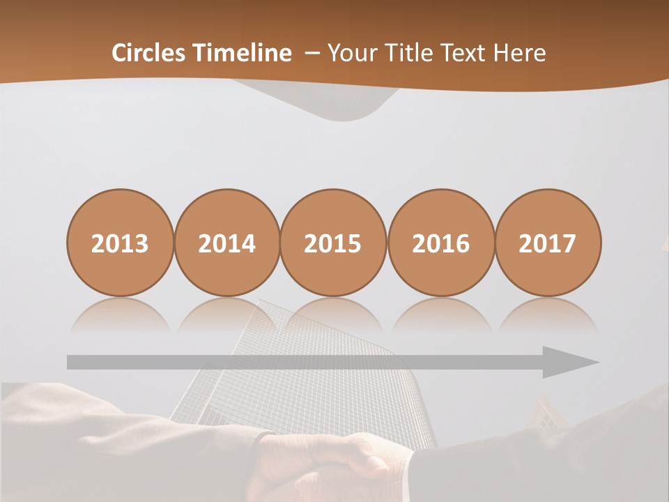 Business Handshake Concept PowerPoint Template