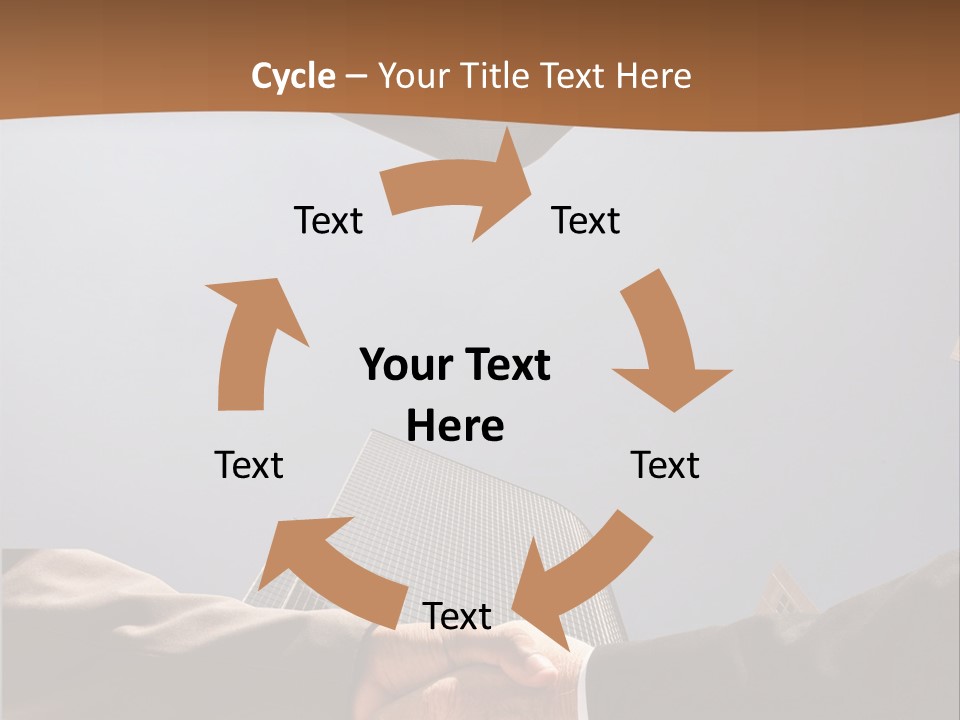 Business Handshake Concept PowerPoint Template