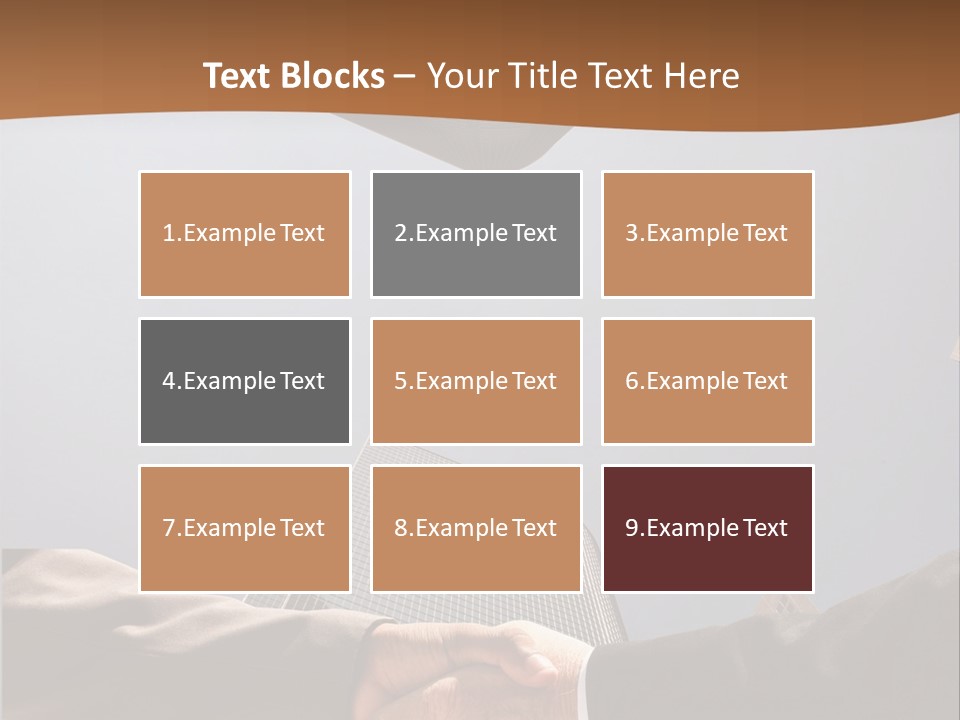 Business Handshake Concept PowerPoint Template