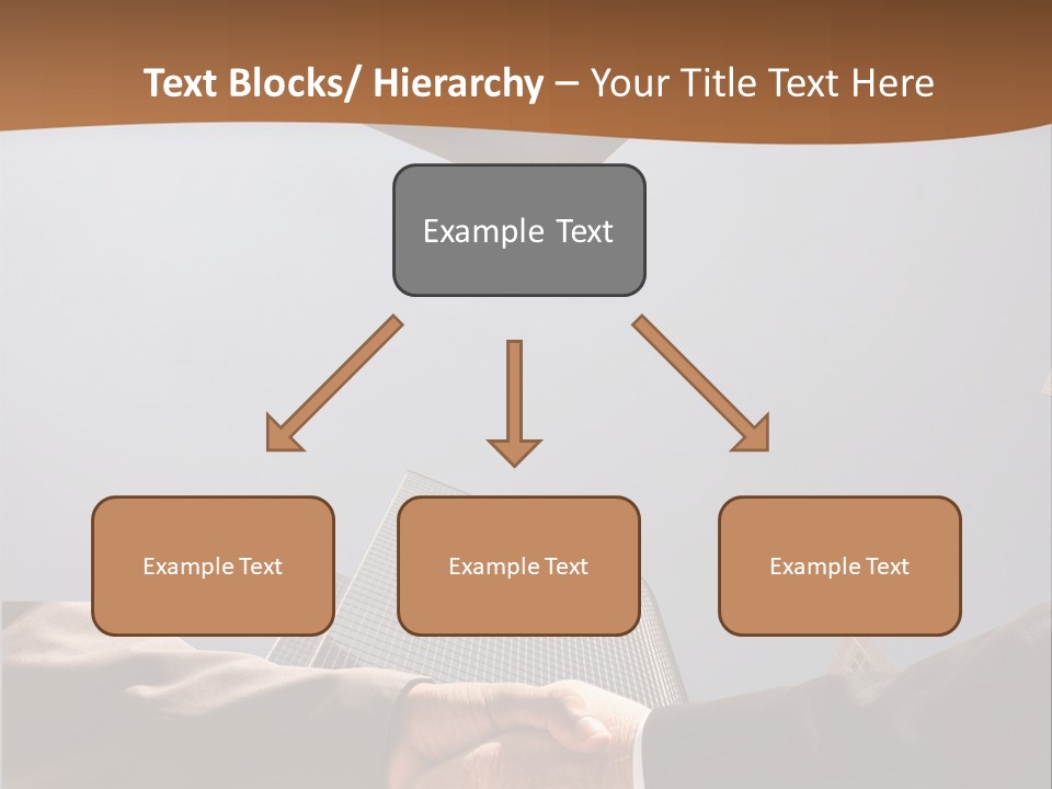 Business Handshake Concept PowerPoint Template