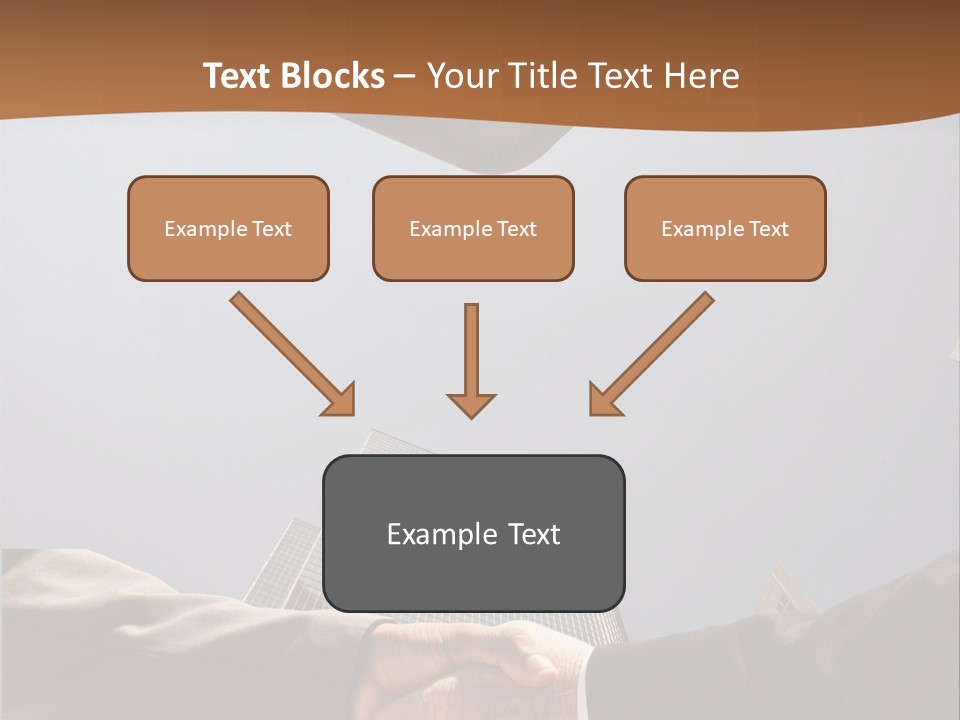 Business Handshake Concept PowerPoint Template
