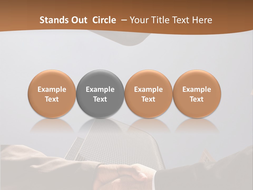 Business Handshake Concept PowerPoint Template