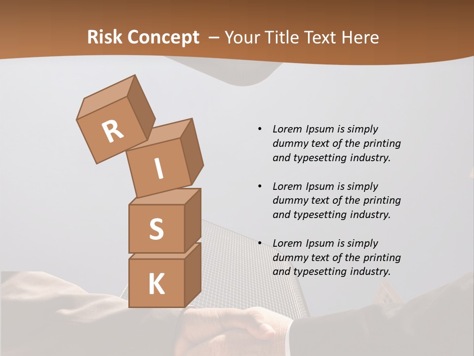 Business Handshake Concept PowerPoint Template