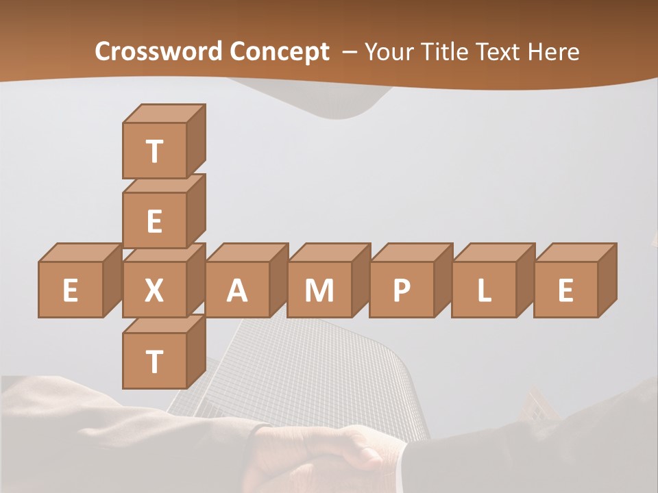 Business Handshake Concept PowerPoint Template
