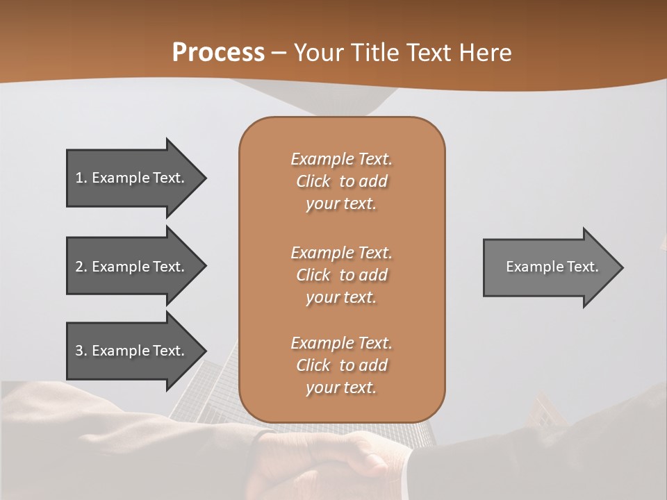 Business Handshake Concept PowerPoint Template