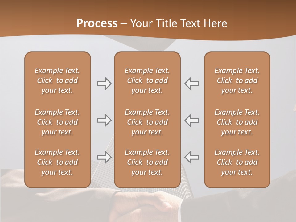 Business Handshake Concept PowerPoint Template