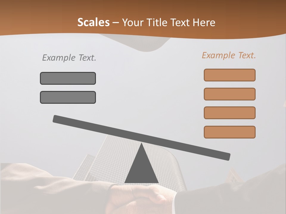 Business Handshake Concept PowerPoint Template