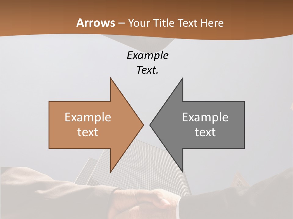 Business Handshake Concept PowerPoint Template