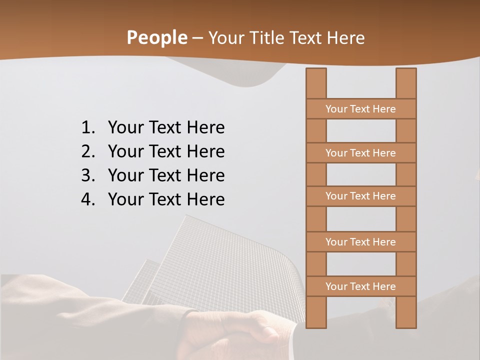 Business Handshake Concept PowerPoint Template