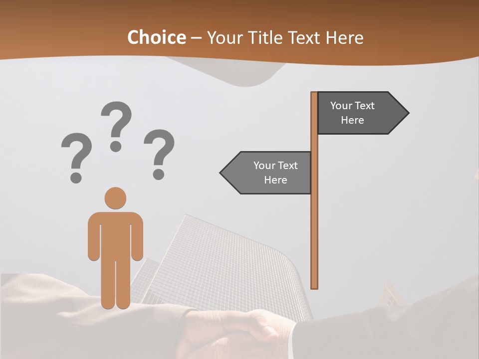 Business Handshake Concept PowerPoint Template