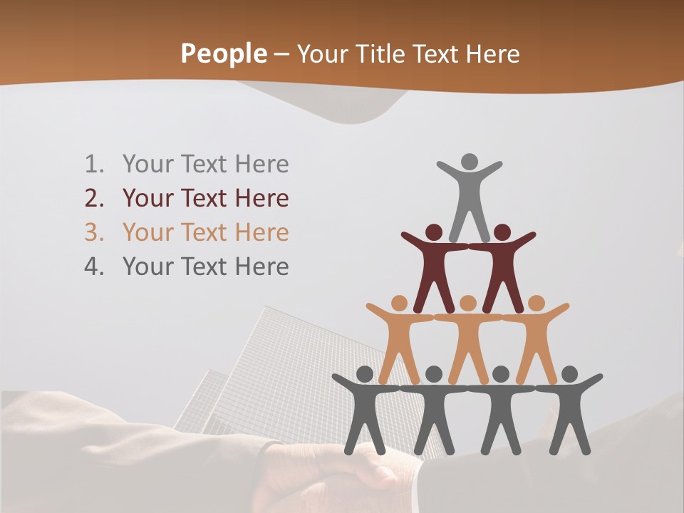 Business Handshake Concept PowerPoint Template